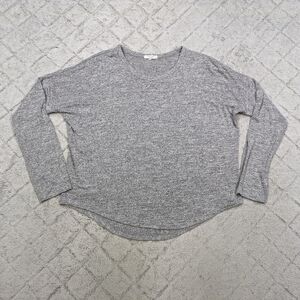 rag & bone Gray Long-Sleeve Knit Top
